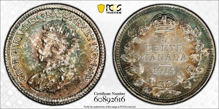 1915 Year Canadian Five Cents 1858-1921 for sale | eBay