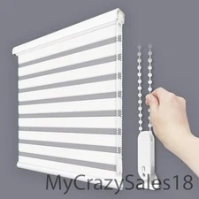 Foiresoft Custom Zebra Blinds for Windows [W10-110 x H10-115