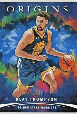 2021-22 Panini Origins - Klay Thompson #49 Blue 32/99 Color Match