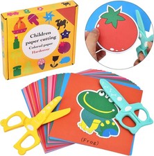 Papierschnitt-Set mit 2 Scheren 48 Blatt Papi...