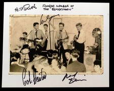 SIGNED JOHN LENNON QUARRYMEN BEATLES PHOTO RARE  PAUL McCARTNEY JOHN LENNON