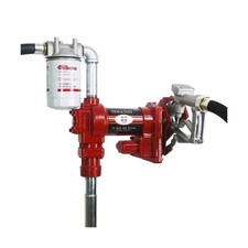 12V Fuel Transfer Pump w/Manual Nozzle , 20 GPM High Flow Transfer P...