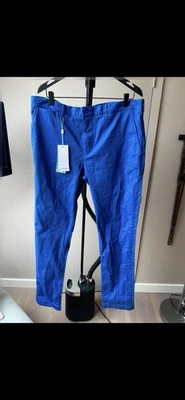 Pantalon Lacoste Chino Bleu neuf (FR48) - Photo 1/4