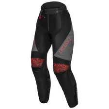 FLM Croft Air Damen Leder-Textilhose Motorrad POLO Atmungsaktiv Schwarz 38