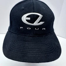 VTG Golf Ez Four hat Strapback Otto Embroidered Logo Black dad cap PGA