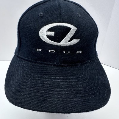 VTG Golf Ez Four hat Strapback Otto Embroidered Logo Black dad cap PGA