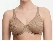 NWT Chantelle 13F1 Norah Unlined Molded Underwire Bra, Coffee Beige Sz 42 C
