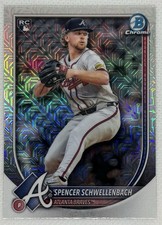 2025 Bowman Spencer Schwellenbach Rookie Chrome Mega Box Mojo Refractor #78