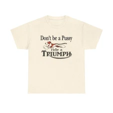 Ride A Triumph Vintage Graphic T Shirt Unisex Heavy Cotton Tee Gift