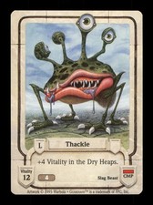 Thackle 4 Guardians 1995 Artwork FPG Trading Card TCG CCG