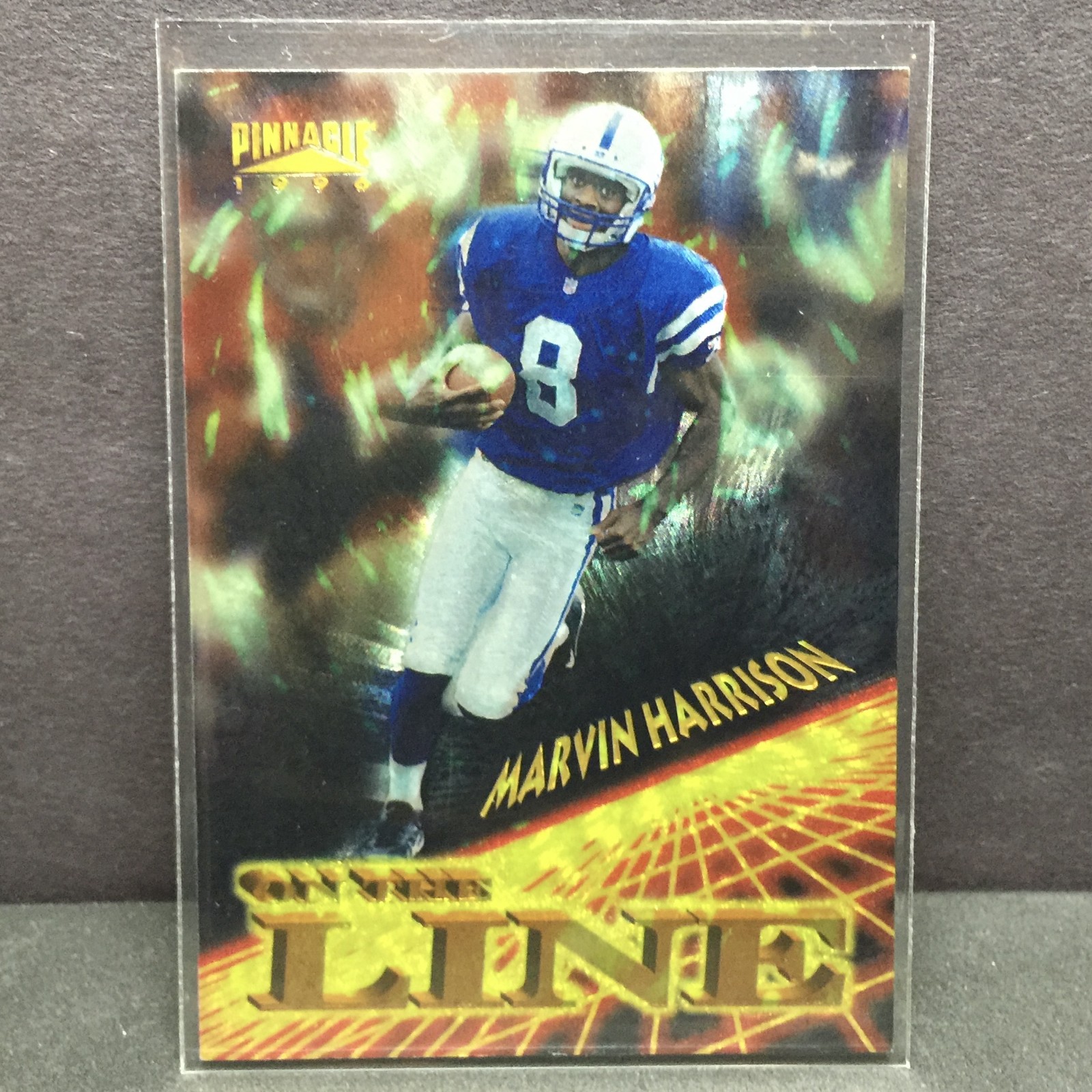 Marvin Harrison Pinnacle On the Line #14 Base