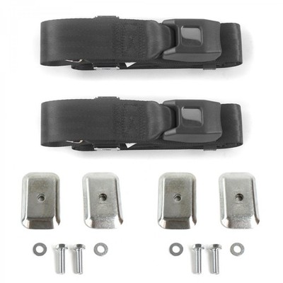 Ford Falcon 1966 - 1970 Standard 2pt CH Belt Kit w/Brackets-2 Belts