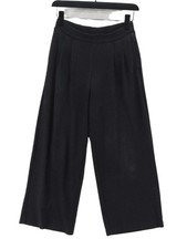 Uniqlo Women's Suit Trousers S Grey 100% Other Wide-Leg Dress Pants