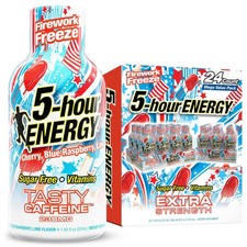 5 Hour Energy Extra Fireworks Freeze Flavor Shots 1.93 Oz Lot of 8 12 pack s NEW