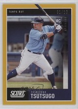 2020 Panini Chronicles Score Gold 1/10 Yoshi Tsutsugo Yoshitomo Tsutsugo #8 0u1n