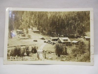 1939 San Isabel National Forest Colorado Baver - Li Lodge Real Photo Postcard