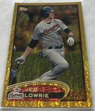 2012 Topps Series 2 Baseball Jed Lowrie Houston Astros Gold Sparkle #455
