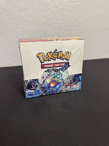 Pokemon TCG Stellar Crown Booster Box BRAND NEW SEALED