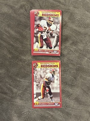 1994 Washington Redskins Mobil Cellular One Complete 16-Card Set EX-NM RARE!