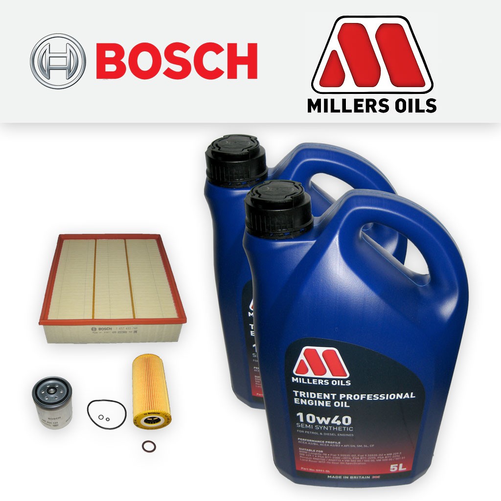 SERVICE KIT for MERCEDES SPRINTER (903) 312D OIL AIR FUEL FILTER+OIL (1995-2000)