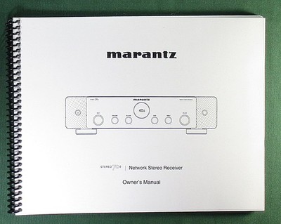 Marantz Stereo 70s Instruction Manual: Full Color & Protective Covers!