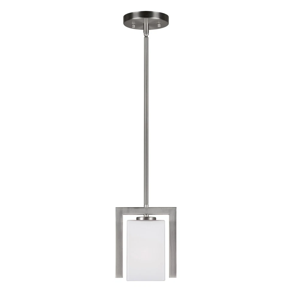 Forte Lighting 2569-01 1 Light 7"W Mini Pendant - Bronze - Image 3 of 3
