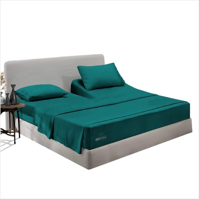 36'' King Split Top Flex Head Sheet Set 1800 Threads Flex Top Sheet for Adjust...