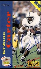 KI-JANA CARTER 1995 SIGNATURE ROOKIES $2 PHONE CARD ROOKIE AUTO #860/3700 QQ. rookie card picture