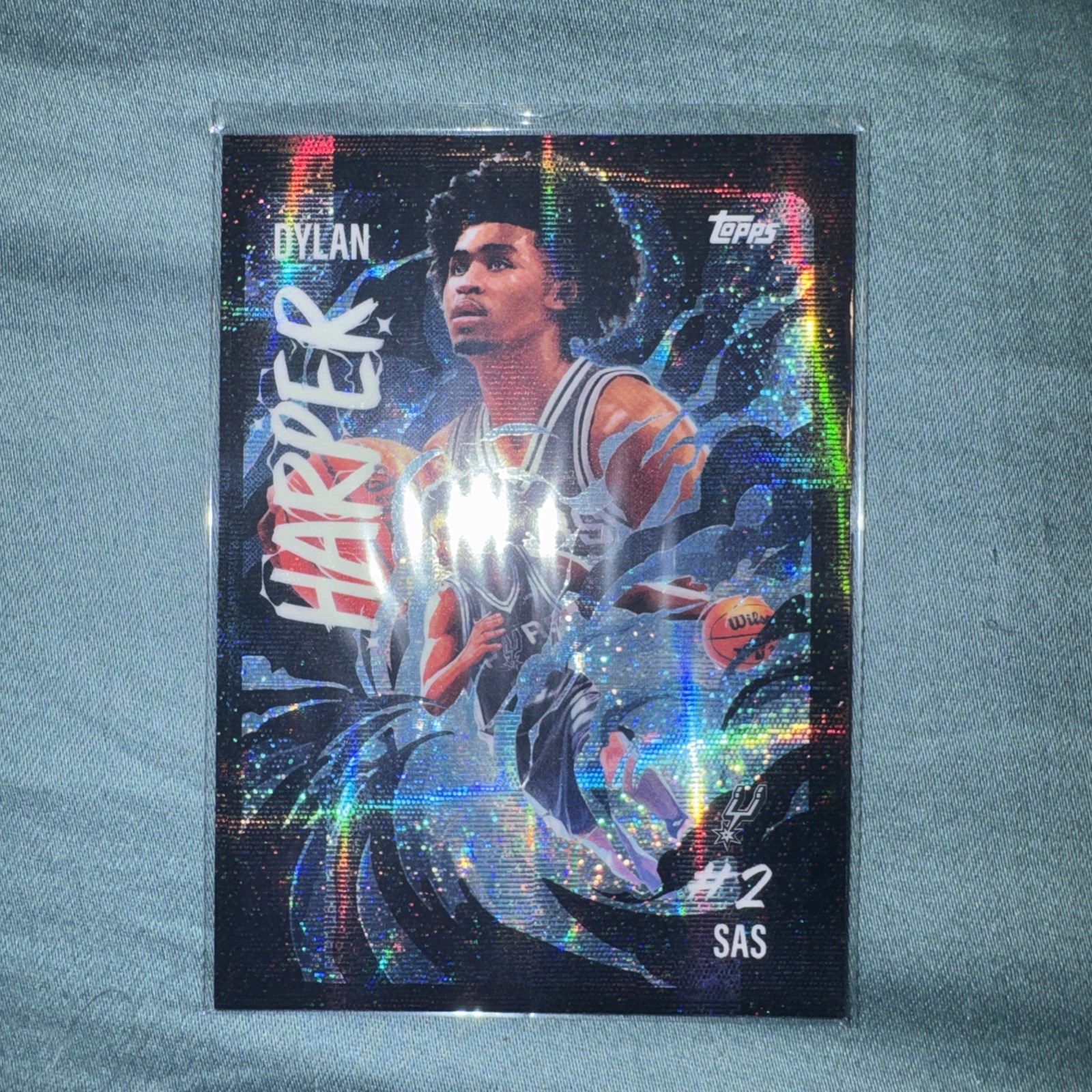 2025-26 Topps Chrome Dylan Harper Ultra Violet All-Star RC SSP #UV-12 Spurs
