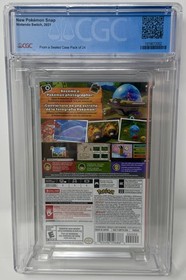 CGC Graded Pokemon Snap NEW Nintendo Switch (1018072002, 9.9 A++)