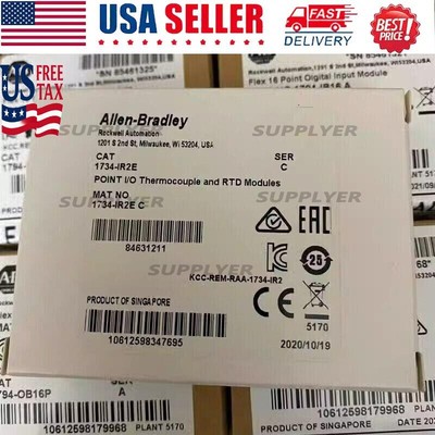 New Factory Sealed AB 1734-IR2E / C POINT I/O Thermocouple RTD Input Module