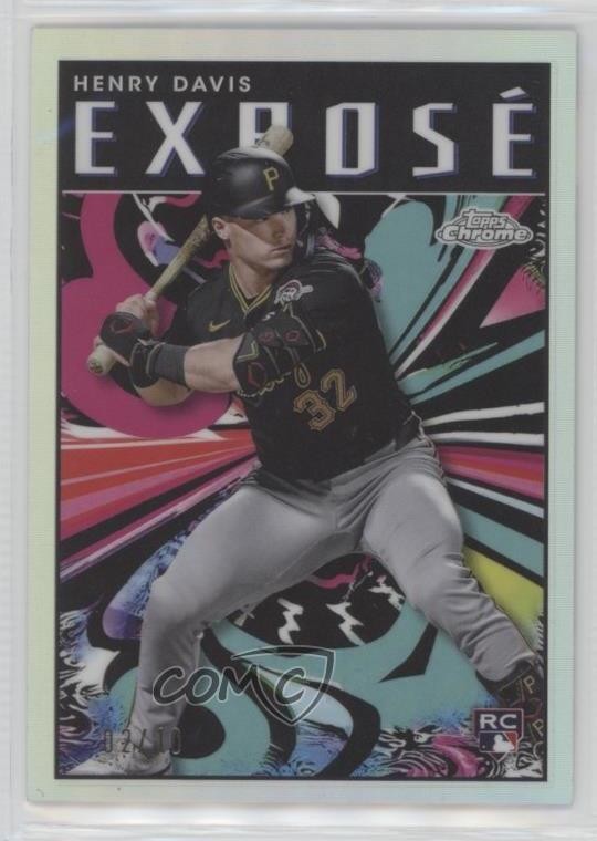 2024 Topps Chrome Update Exposé 2/10 Henry Davis #TCE-51 Rookie RC yq2