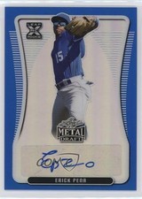 2020 Leaf Metal Draft Blue Rainbow 28/35 Erick Pena #BA-EP1 Auto nd3