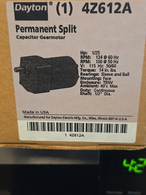 #ad Two dayton electric motors. $140.00