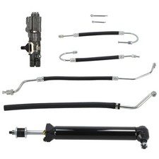 Power Steering Valve Cylinder Hose Kit Fit For Chevrolet Corvette V8 5.3L 1963-1