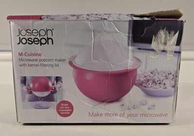 Joseph Joseph M-Cuisine Mikrowelle Popcornmaschine mit Kernfilterdeckel