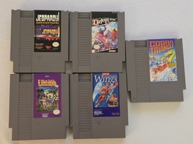 ​Nintendo NES Game Lot of 9 w/ Sleeves - Strider, Bad Dudes, Hydlide & More