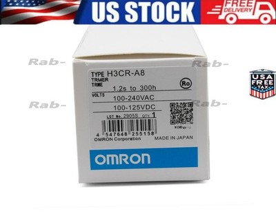 NEW IN BOX OMRON Timer H3CR-A8 H3CRA8 100-240VAC / 100-125VDC  US Free TAX