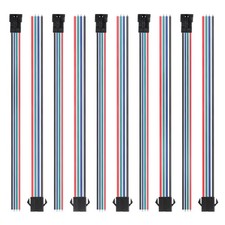 10 Pairs JST SM 4 Pin Connector Plug Male to Female 20cm 22AWG Wires 4 Pins