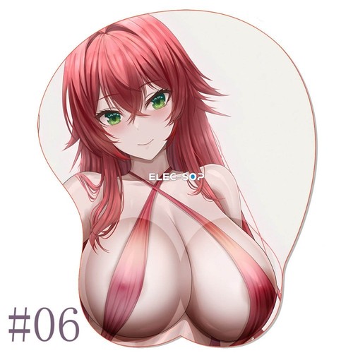 OPPAI Mousepad High School DxD Hero Rias Gremory Wrist Rest 3D Titty Mouse Pad - 第 10/13 張圖片