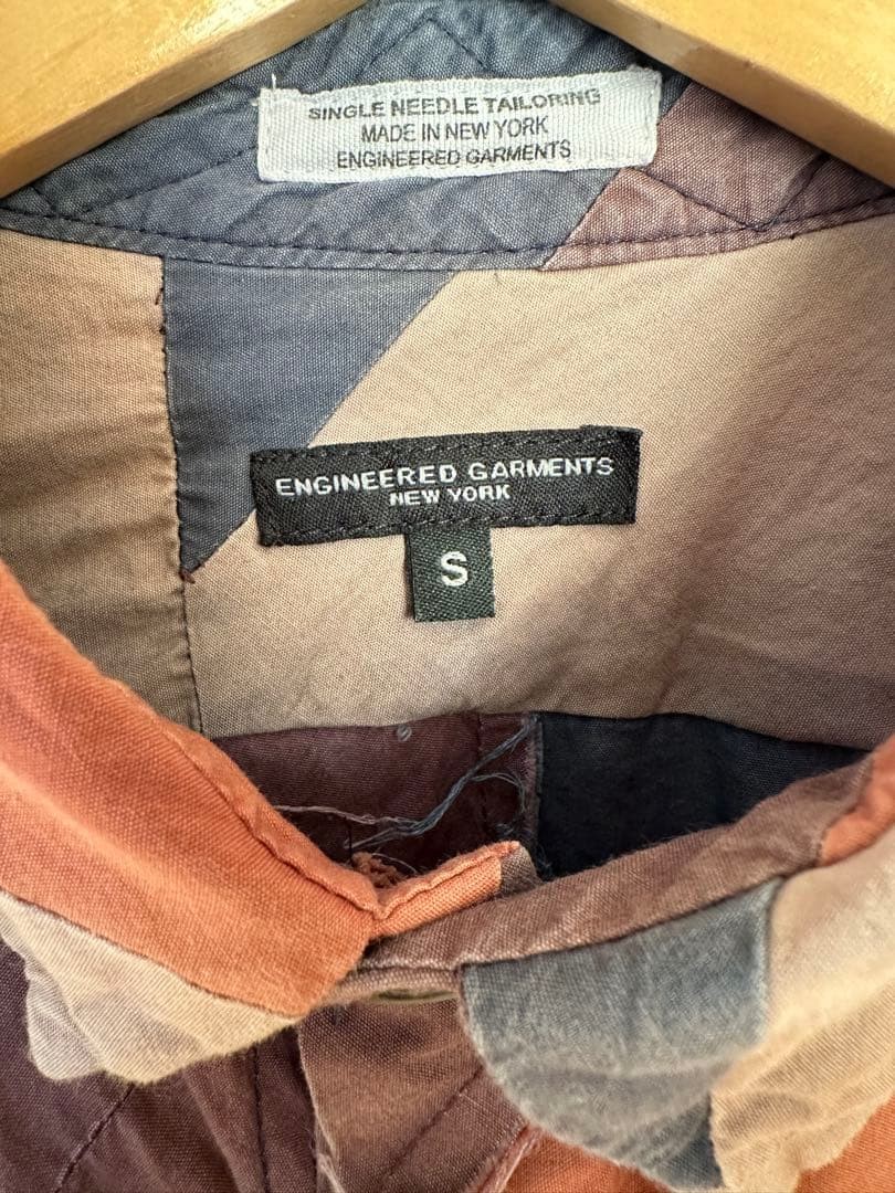 Engineered Garments Patchwork Short Collar Shirt - image 3