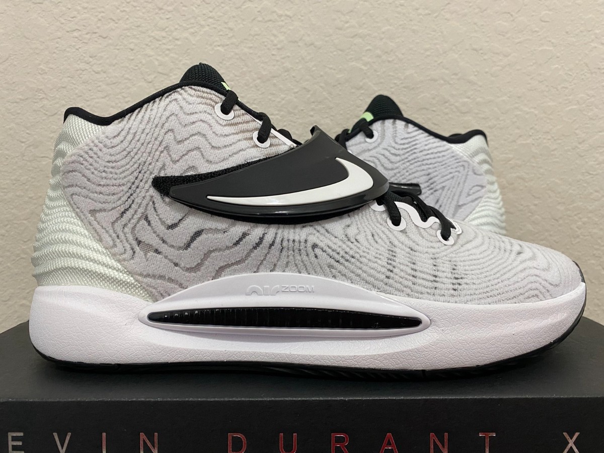 Nike KD14 TB White Black Vapor Green KD 14 Kevin Durant (DA7850