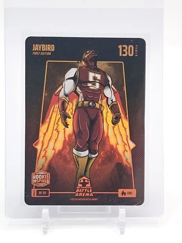 JAYDEN DANIELS 2025 BO JACKSON BATTLE ARENA 1ST EDITION #131 FIRE 130 RARE Q7107