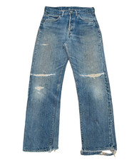 1960's Vintage Levi's 501 Redline Selvedge Denim Jeans, Button No 6