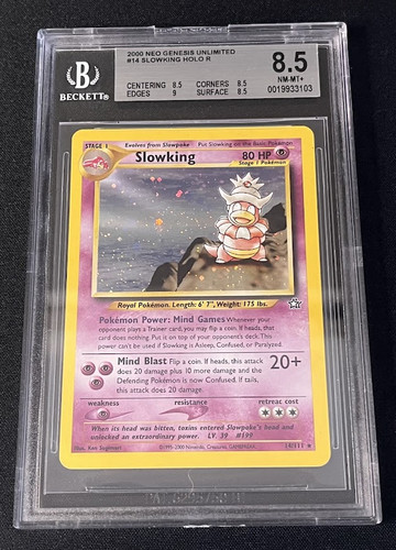 Slowking (Unlimited) graded BGS 8.5 for sale on eBay