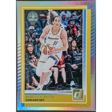 2025 Donruss WNBA Rebecca Allen SILVER HOLO #76 Chicago Sky TRADED
