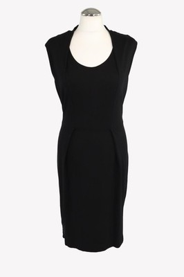 French Connection Damen Kleid Gr. 38 (UK 12) Schwarz Kleid Etuikleid Dress