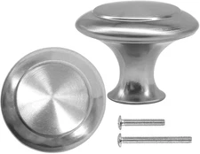 30 Packs Kitchen Cabinet Knobs Brushed Nickel Silver-Pull Hardware Handle,Drawer