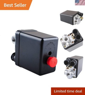 Energy-Efficient Automatic Pressure Switch for Mini Air Compressors - 90-120 PSI