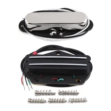 FLEOR JM Vintage Style Guitar Alnico 5 Single Coil Neck&Bridge Pickups Set 9-10K